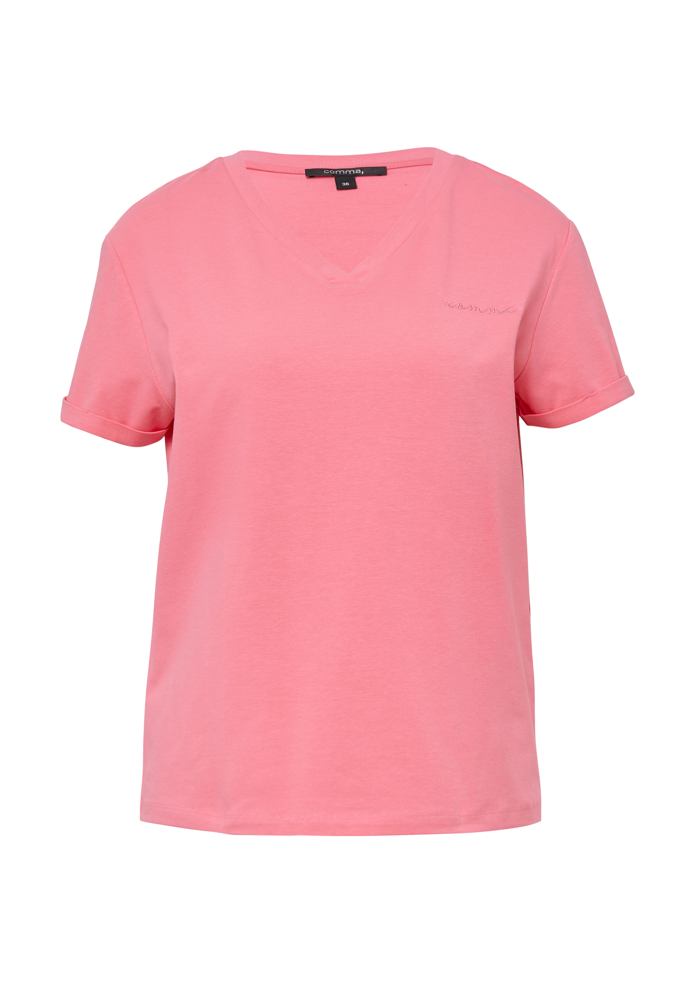 COMMA T-Shirt in Pink: Vorderseite