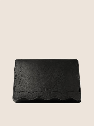 L37 HANDMADE SHOES - Bolso de mano 'NEW RULES' en negro: frente
