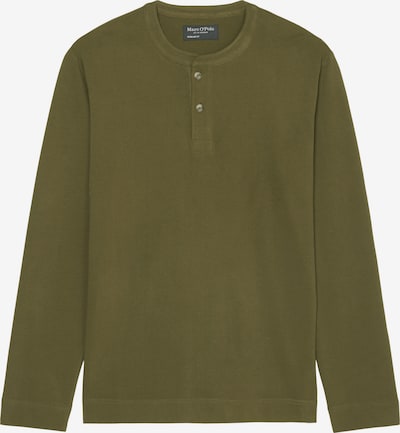 Marc O'Polo Shirt 'Serafino' in de kleur Olijfgroen, Productweergave