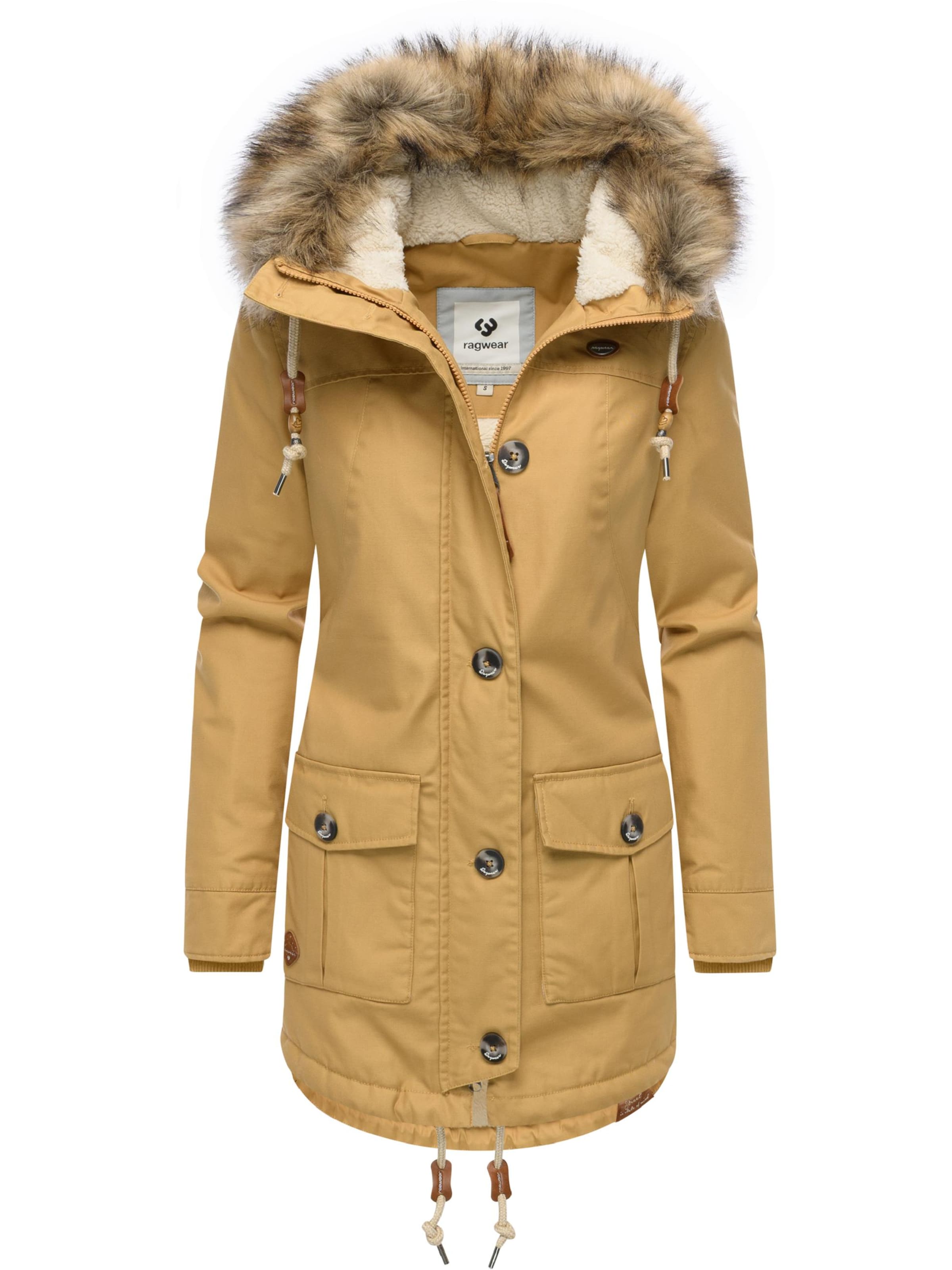 Ragwear Zimná bunda 'Jane' - Hnedá: predná strana