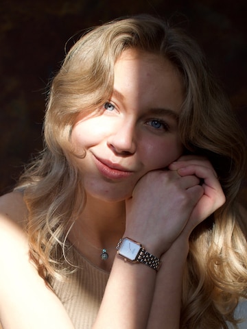 Montre à affichage analogique 'Régler Élégance Steel Bicolor Silver/Rose Gold - Pearl' Régler en or