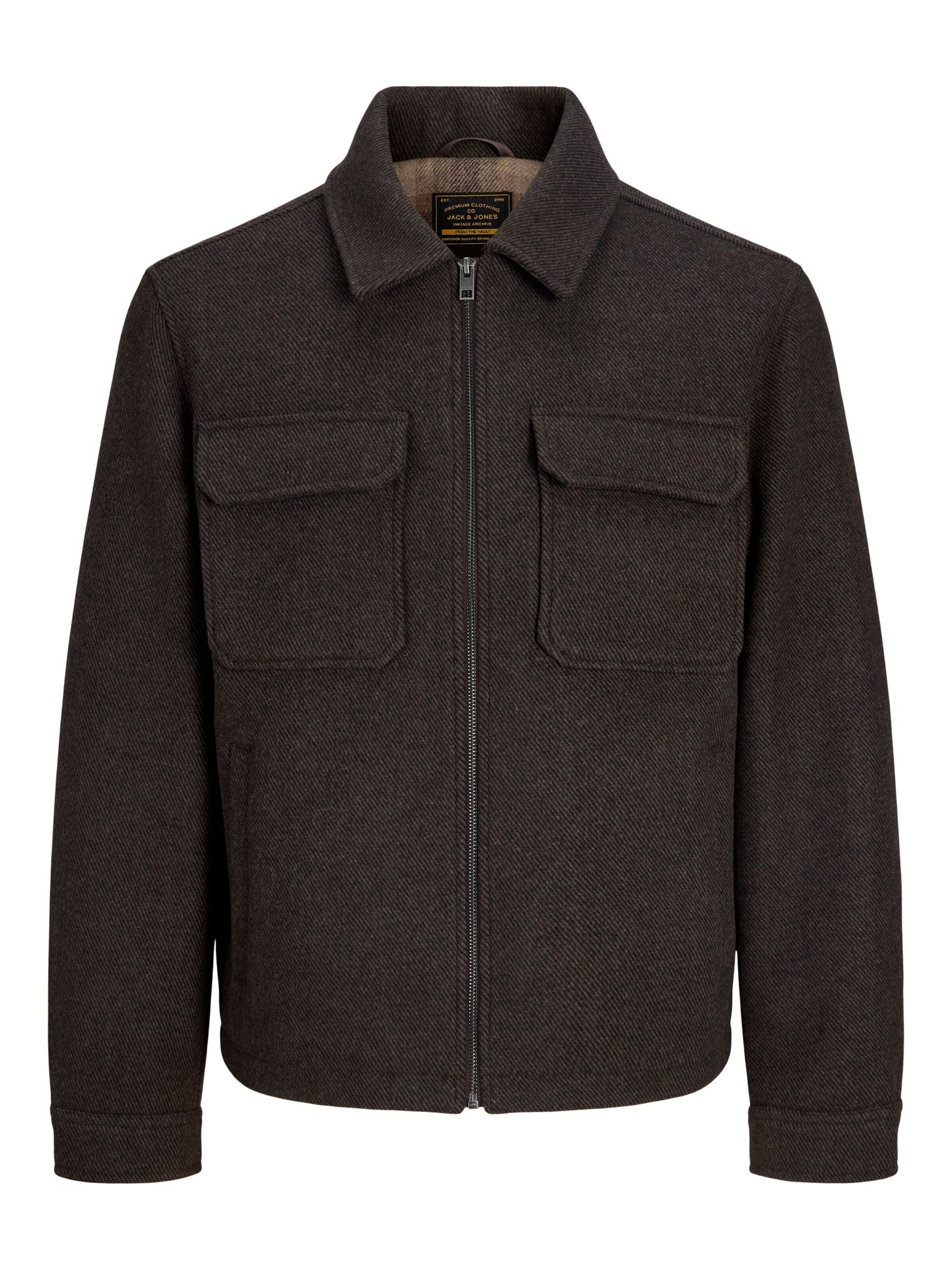 JACK & JONES Between-season jacket in Brown: front