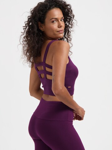 Urban Goddess Yoga & Activewear Medium Support Sports Bra 'Mandala' in Purple