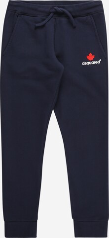 DSQUARED2 Tapered Broek in Blauw: voorkant