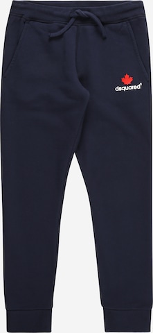 DSQUARED2 - Tapered Calças em azul: frente