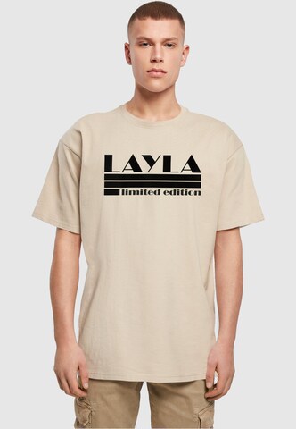 T-Shirt 'Layla - Limited Edition' Merchcode en rose : devant