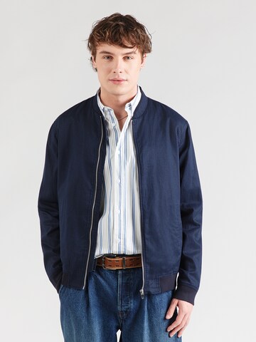 Bruun & Stengade Přechodná bunda 'Izaro' – modrá: přední strana