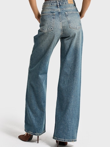 IT'S BASIC Wide leg Jeans 'Olea Wide High Rise Jeans' in Blue