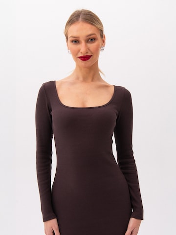 Abito in maglia 'Castella' di Nudyess in marrone