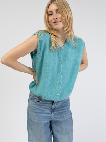BROKE + SCHÖN Strickjacke 'Lockere Strickweste'‌‌‌‌‌‌‌‌‌‌ in Blau