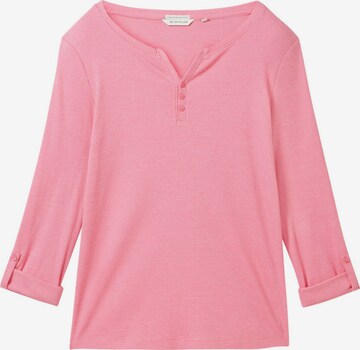 T-shirt TOM TAILOR en rose : devant