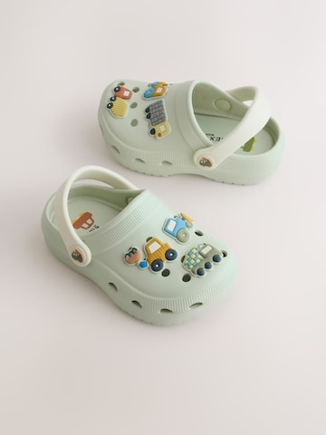 Next Домашни пантофи в зелено