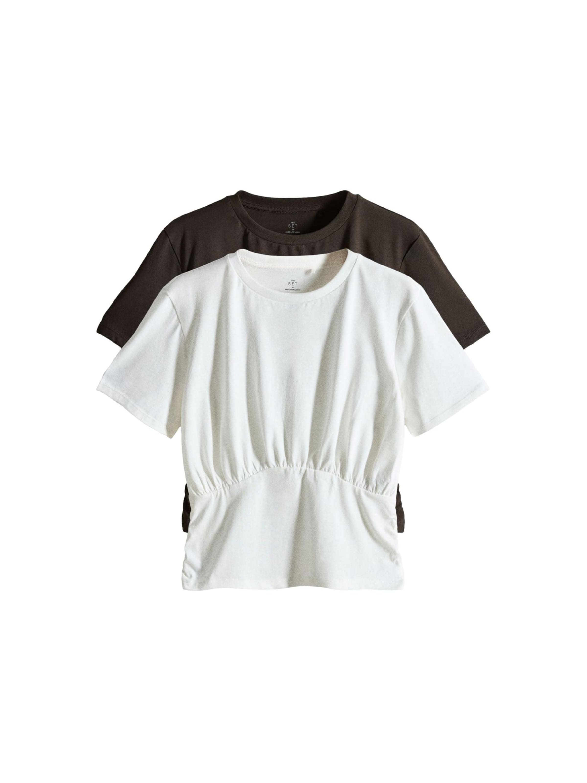 The Set T-Shirt in Braun: Vorderseite