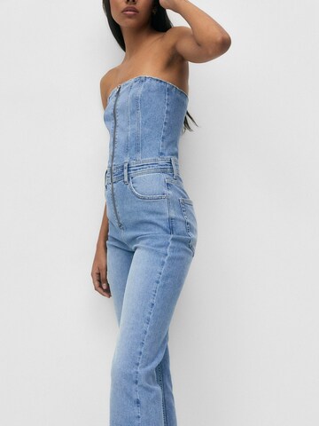 Pull&Bear Jumpsuit in Blauw