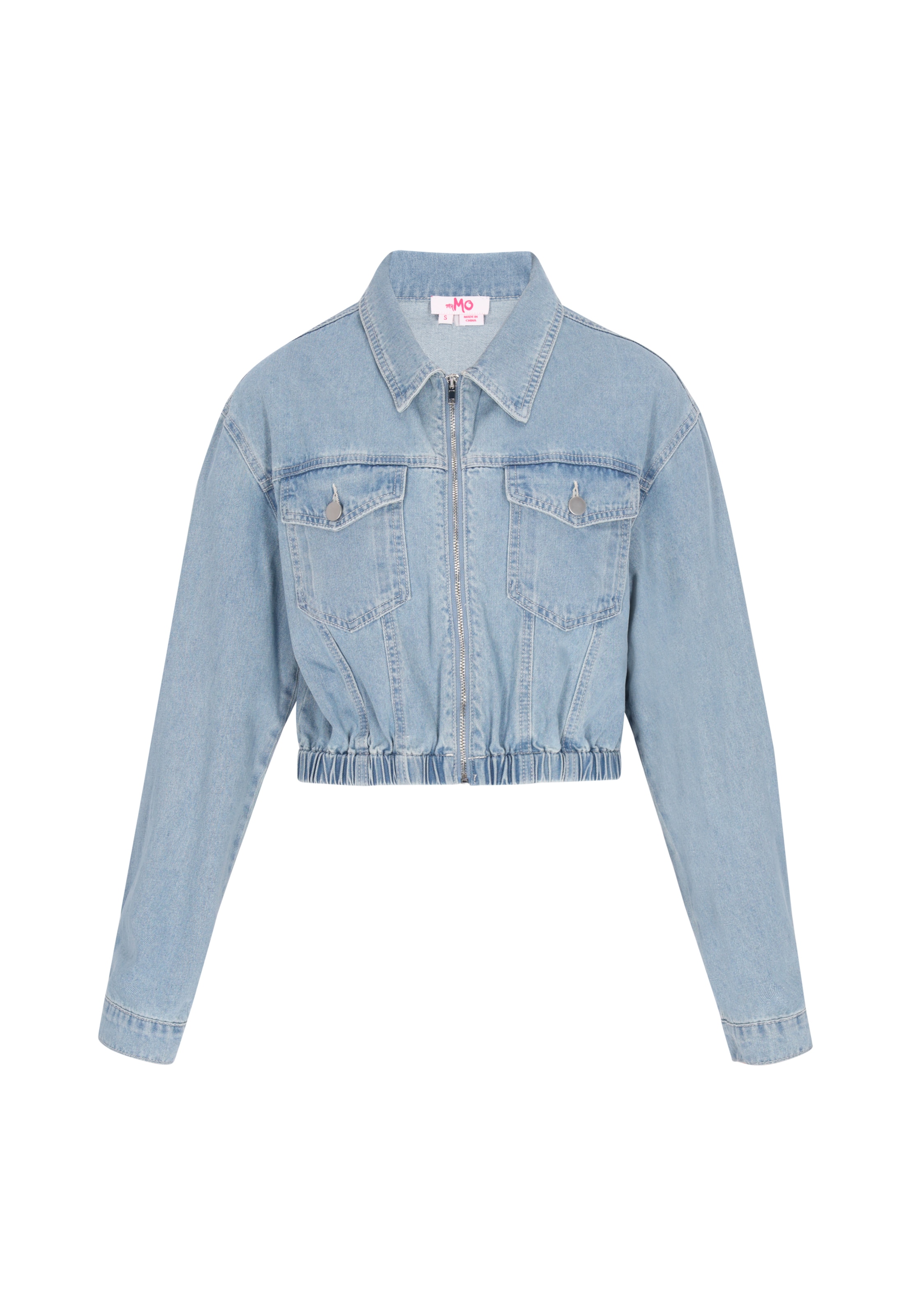 Veste mi-saison MYMO en bleu : devant