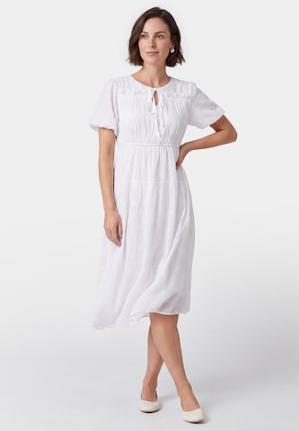 Usha - Vestido en blanco