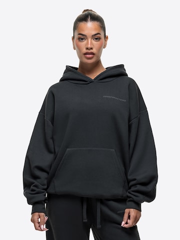 Sweat-shirt Good For Nothing en noir : devant