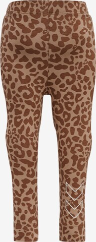 Skinny Leggings Hummel en marron