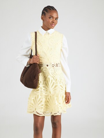 Morgan - Vestido en amarillo: frente