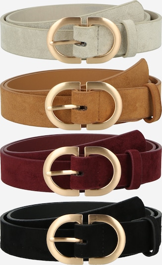 ABOUT YOU Vyö värissä ecru / karamelli / viininpunainen / musta, Tuotenäkymä