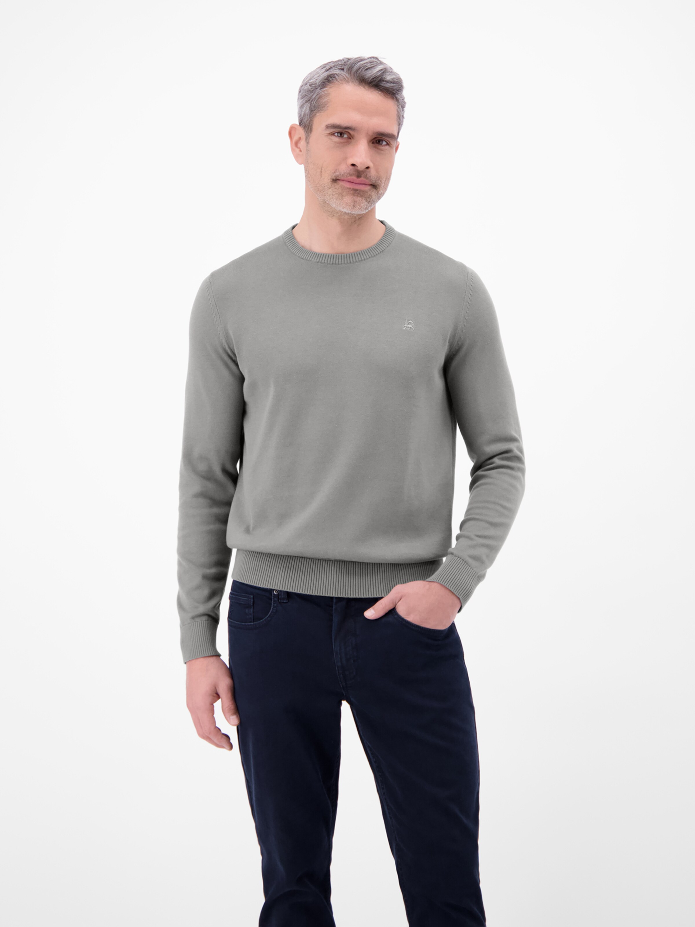 LERROS Pullover in Grau