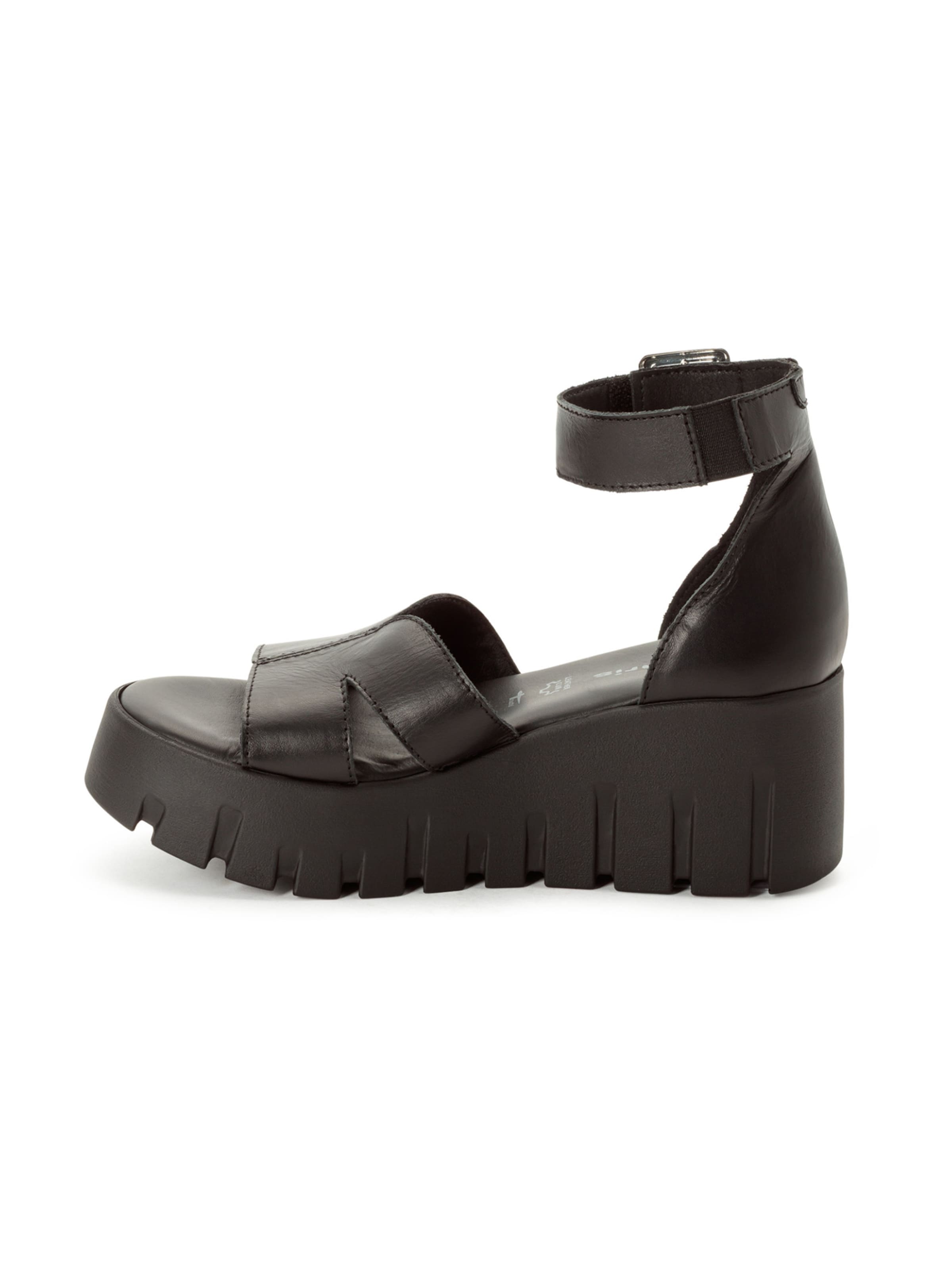 Tamaris - Sandalias con hebilla en negro