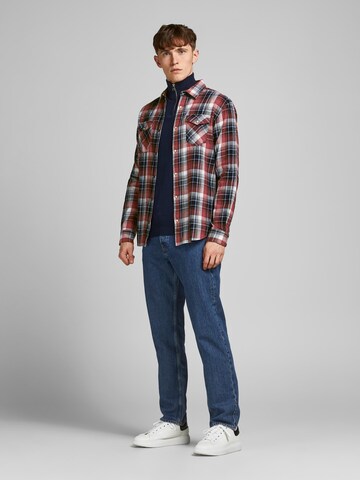 JACK & JONES Regular Fit Hemd in Rot