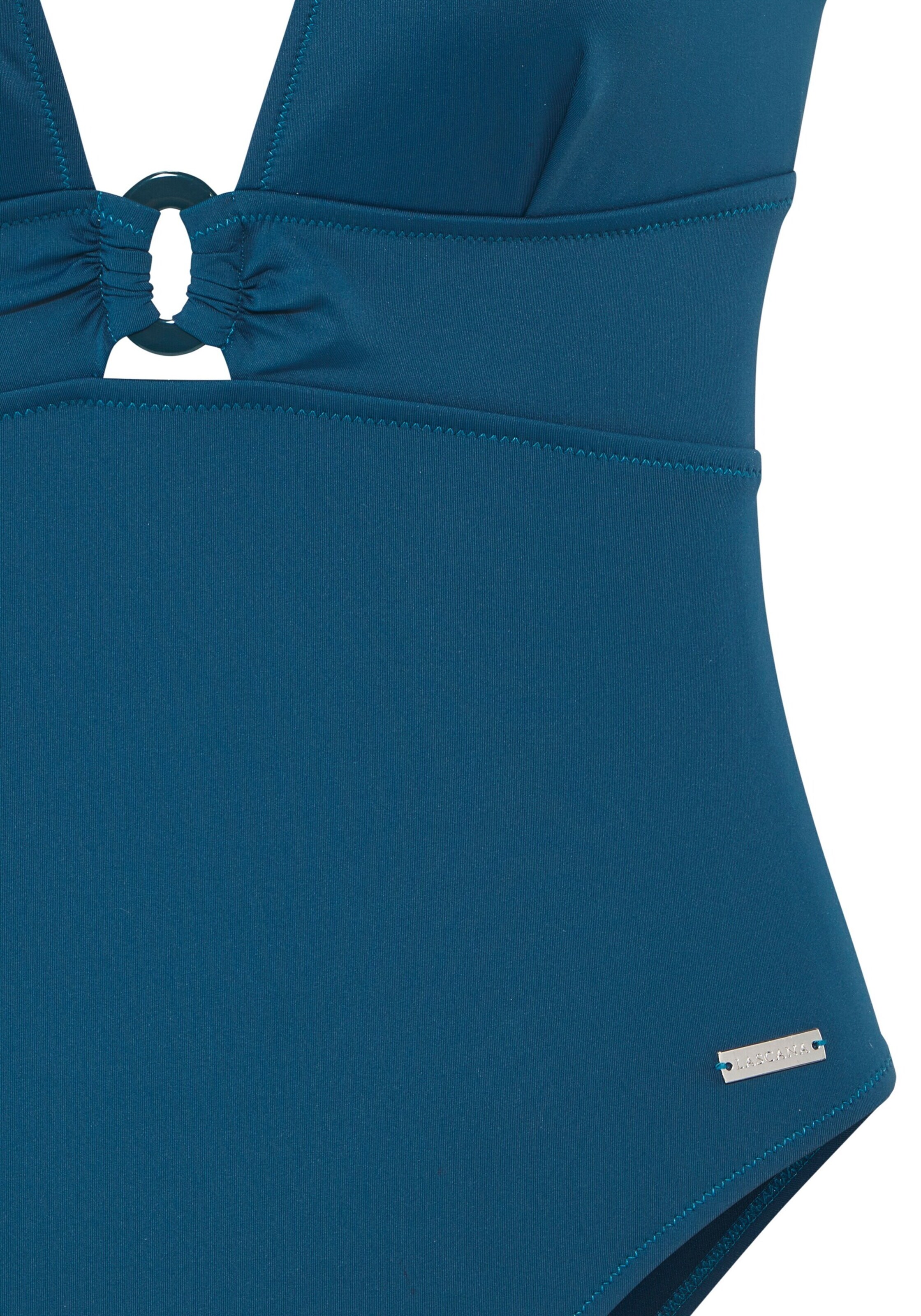 LASCANA Бюстие Бански костюм в синьо