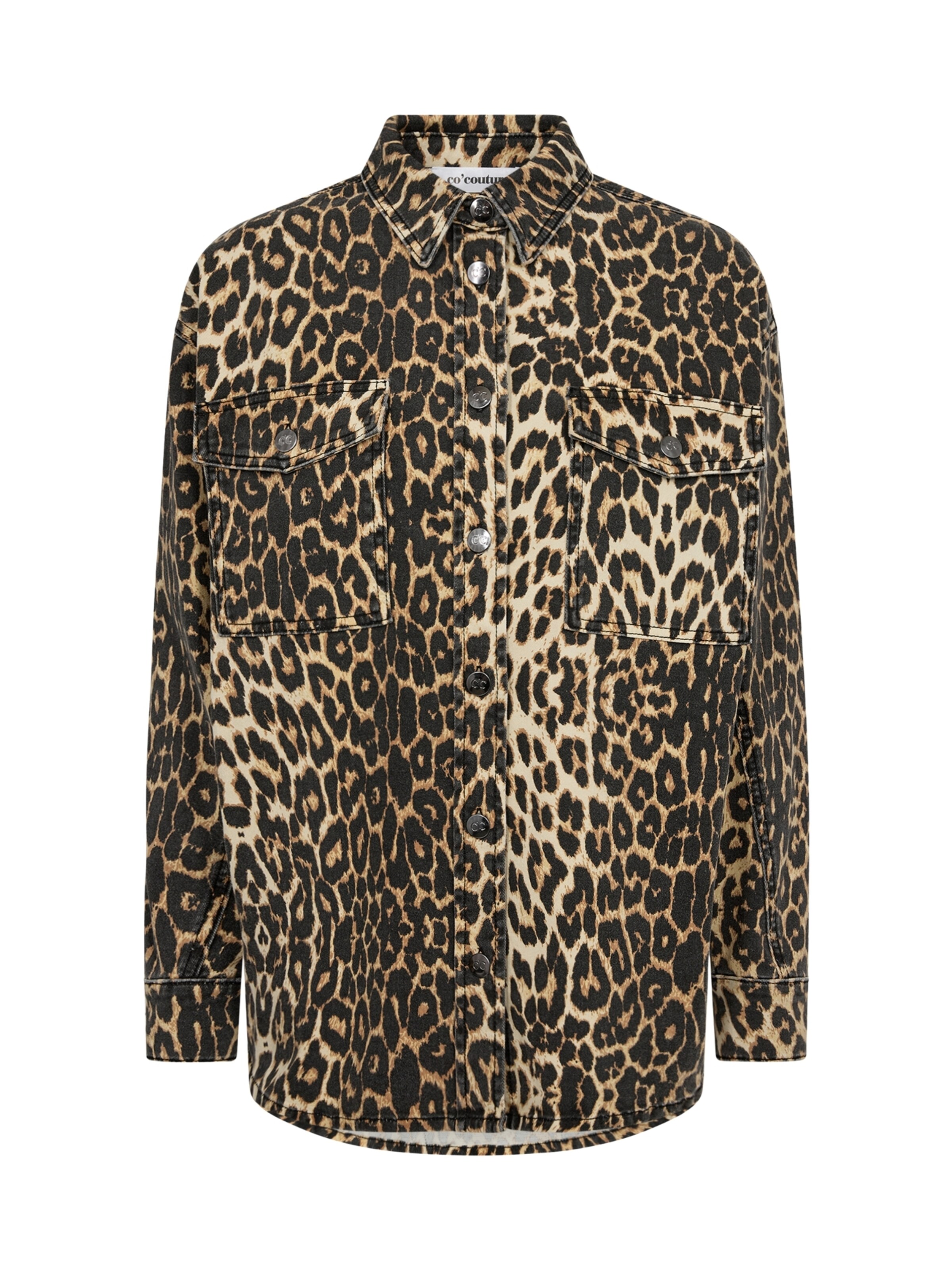 co'couture Pusero 'Leo' värissä ruskea / khaki, Tuotenäkymä