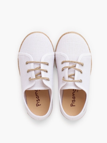 Scarpa bassa di Pisamonas in bianco