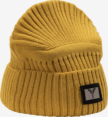 Carlo Colucci Beanie ' Caenaro ' in Yellow: front