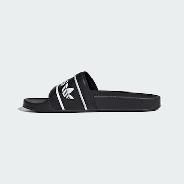 ADIDAS ORIGINALS Beach & swim shoe 'Adilette' in Black