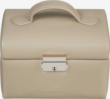 WINDROSE Schmuckkoffer 'Merino' in Beige: Vorderseite