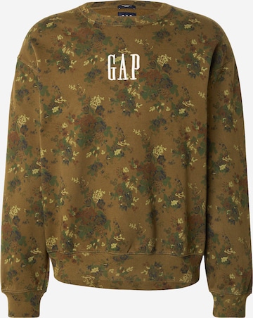 GAPSweater majica - zelena boja: prednji dio