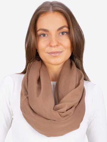 Écharpe tube 'Carina Uni' Seasons of April en marron