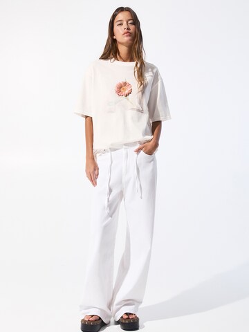 Pull&Bear Oversized shirt in White