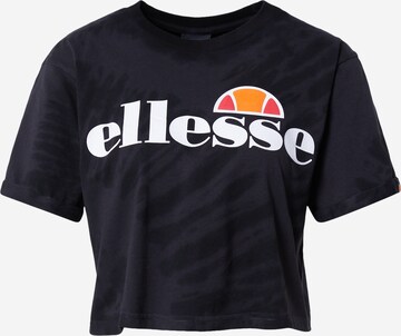 Maglietta 'Alberta' di ELLESSE in nero: frontale