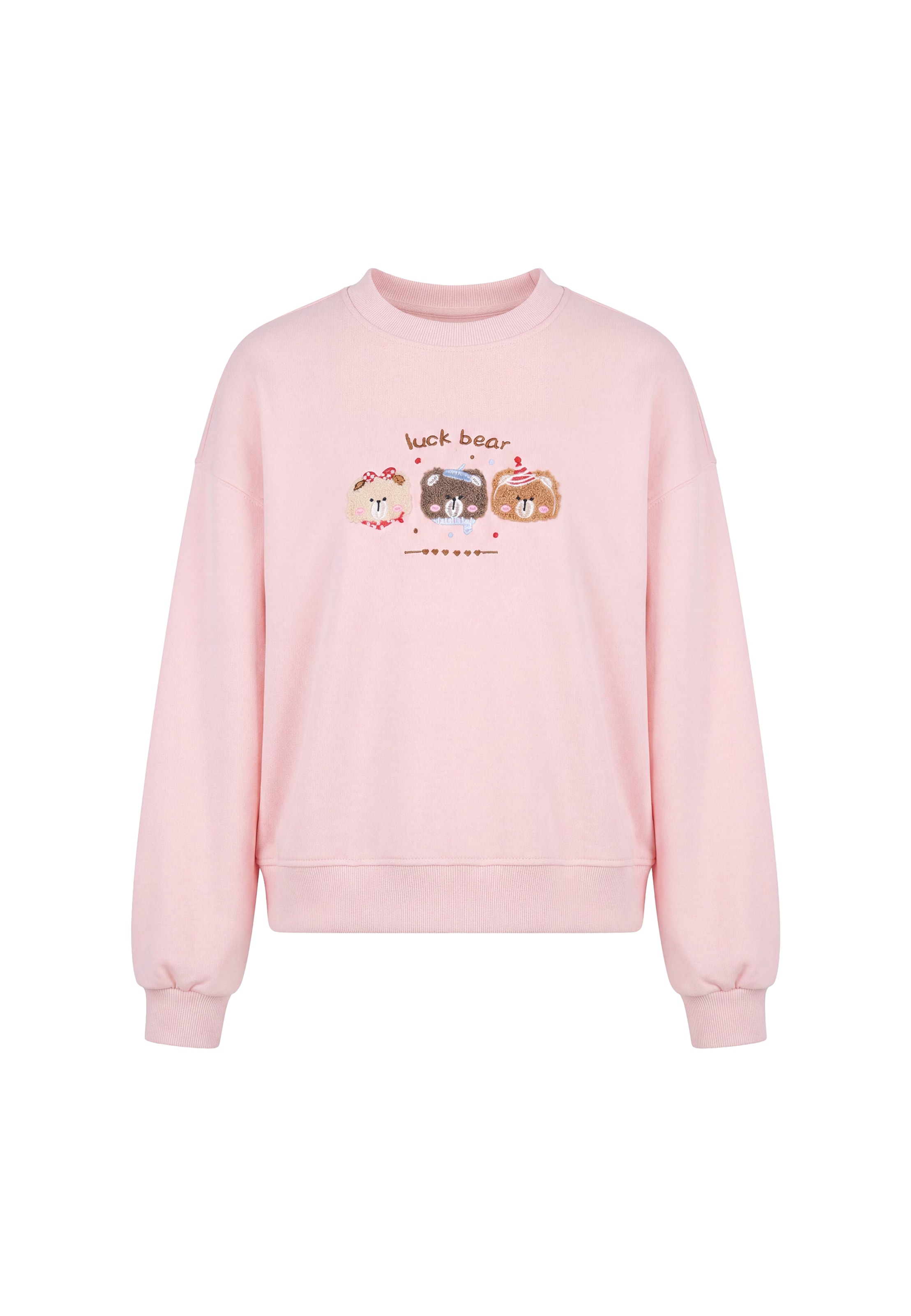 MYMO Sweatshirt 'pop in Pink: Vorderseite