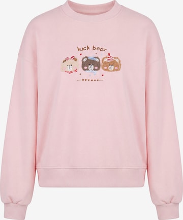 MYMO - Sudadera en rosa: frente