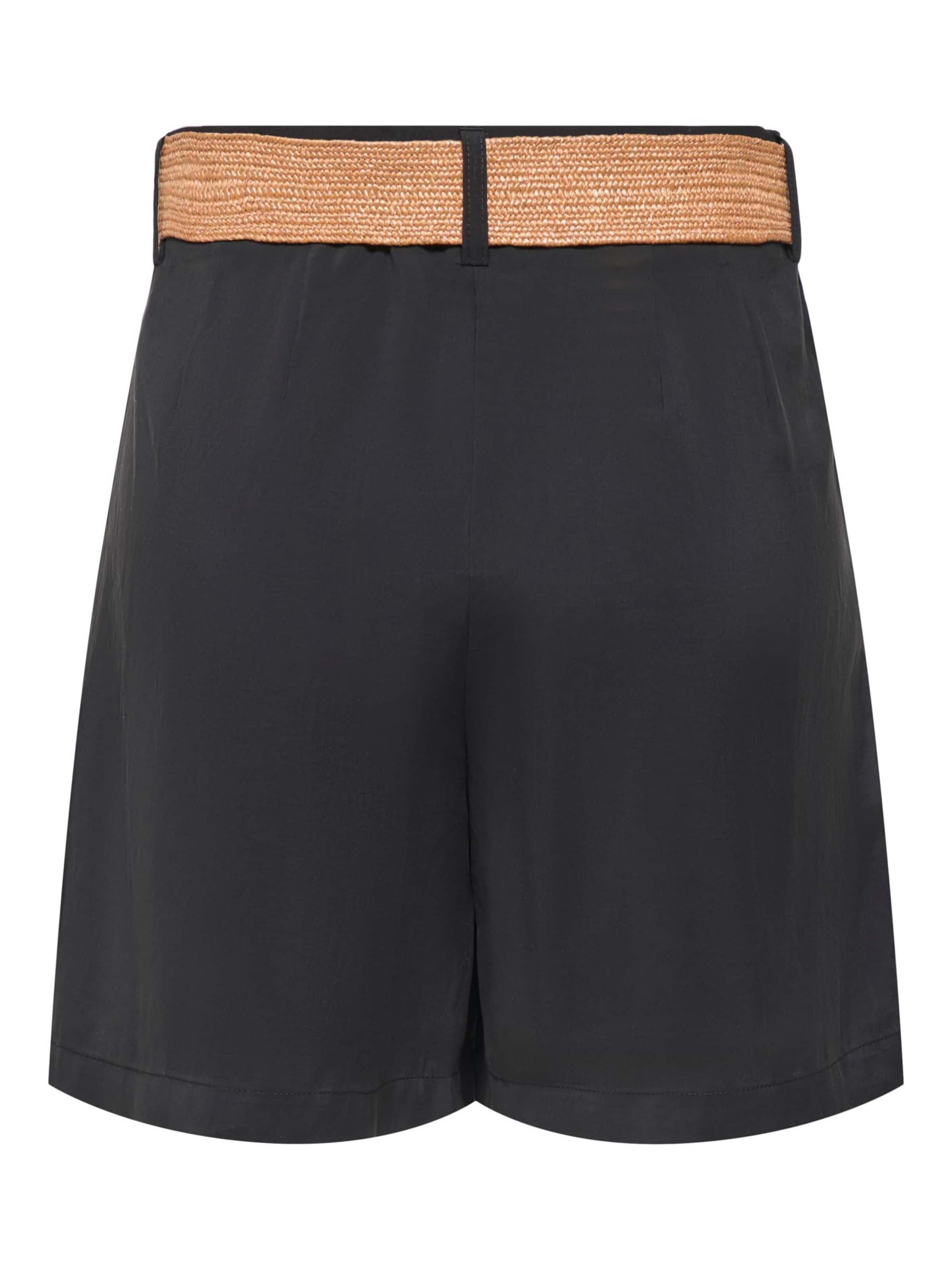 ONLY Regular Pleat-Front Pants 'ONLIbiza' in Black