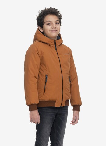 Ragwear Weatherproof jacket 'Maddew' in Brown: front