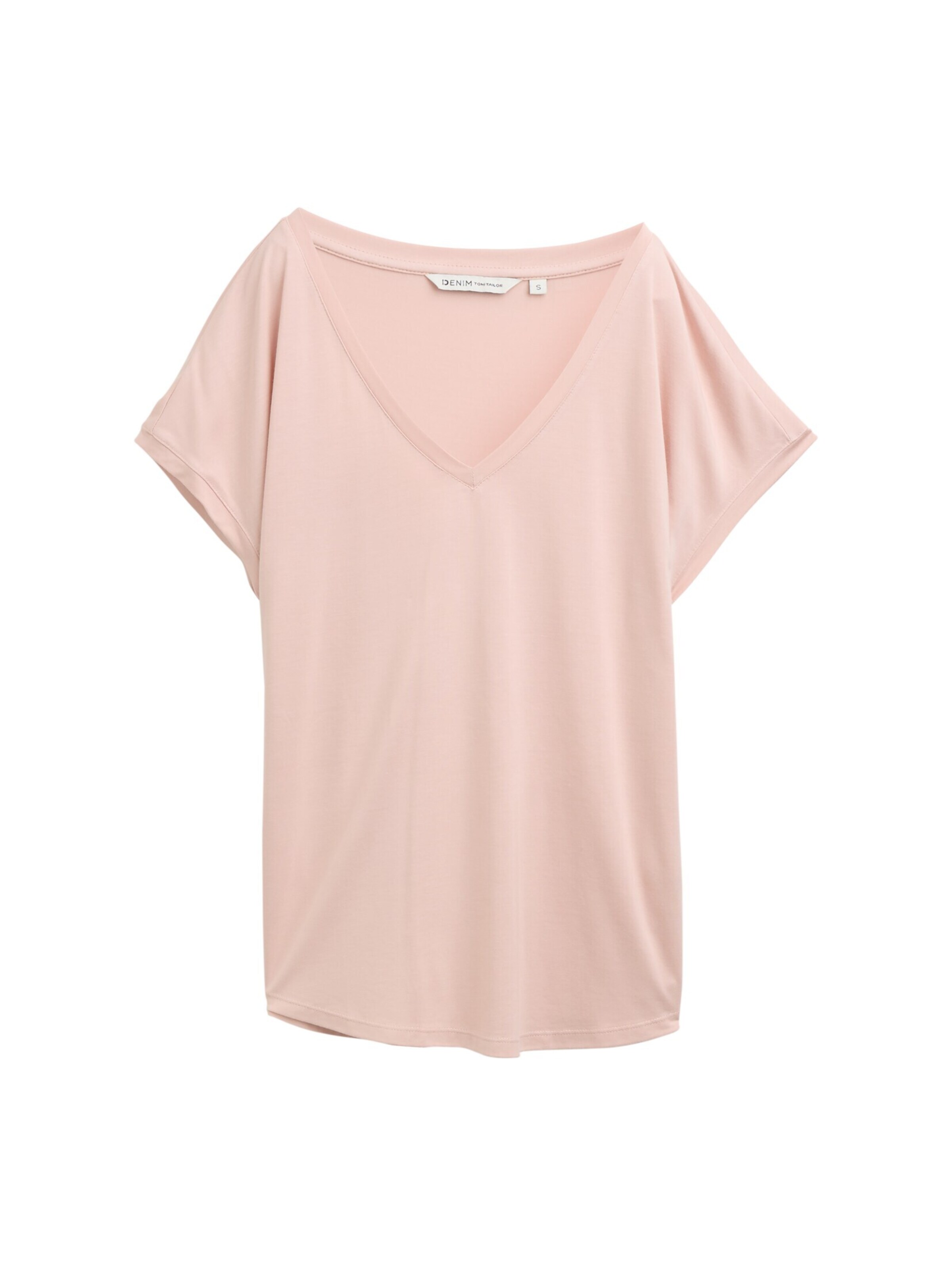 TOM TAILOR DENIM T-Shirt in Pink: Vorderseite