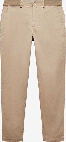 MANGO MAN Broek 'Prato' in Beige: voorkant