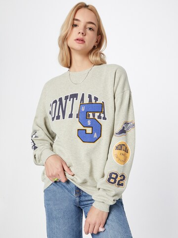 Sweat-shirt BDG Urban Outfitters en beige : devant