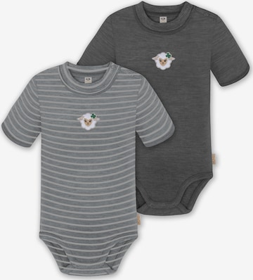 Barboteuse / body 'Tihoi' normani en gris : devant