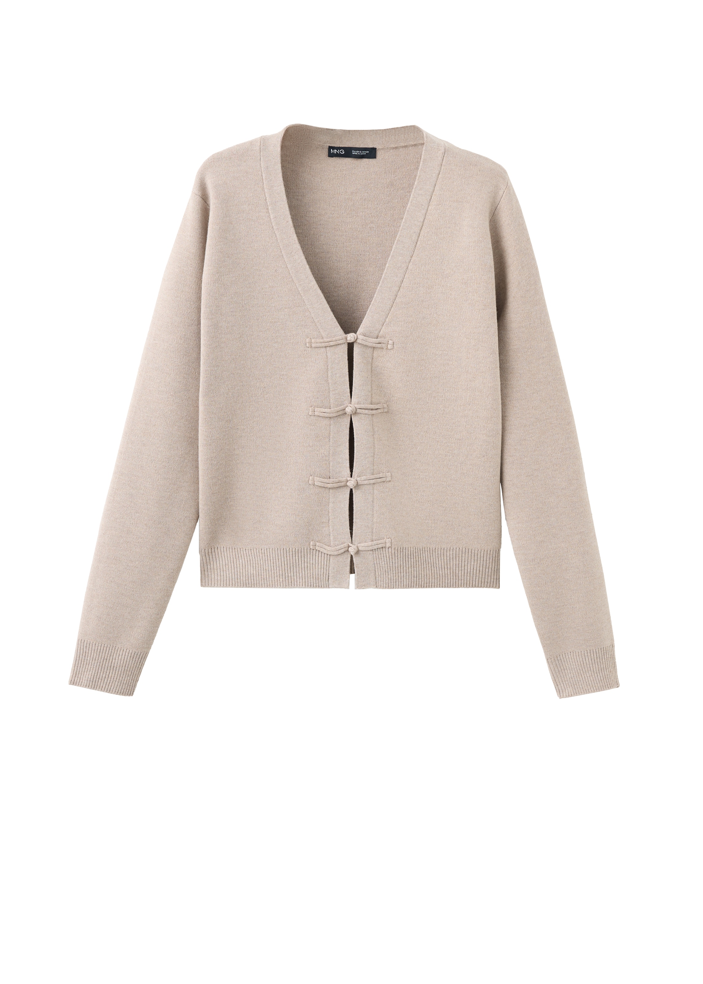 Giacchetta 'SHOOU' di MANGO in marrone: frontale