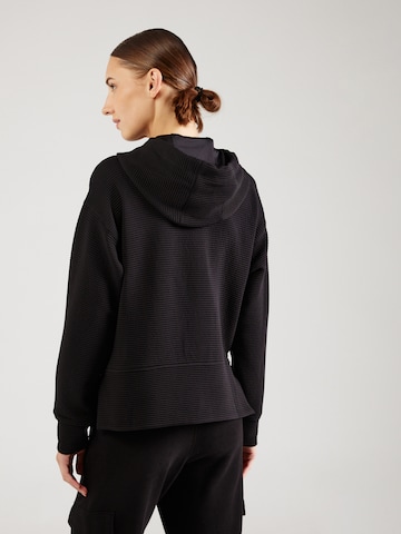 Bluză cu fermoar sport de la DKNY Performance pe negru