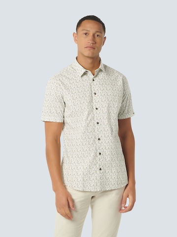 No Excess Regular fit Overhemd in Wit: voorkant