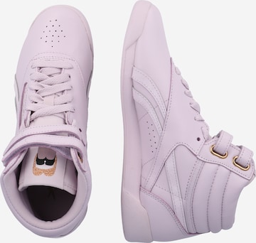 Baskets hautes 'CARDI' Reebok en rose