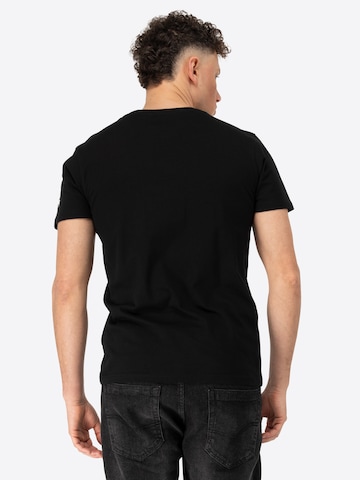 LONSDALE T-shirt 'Yarnbrook' i svart